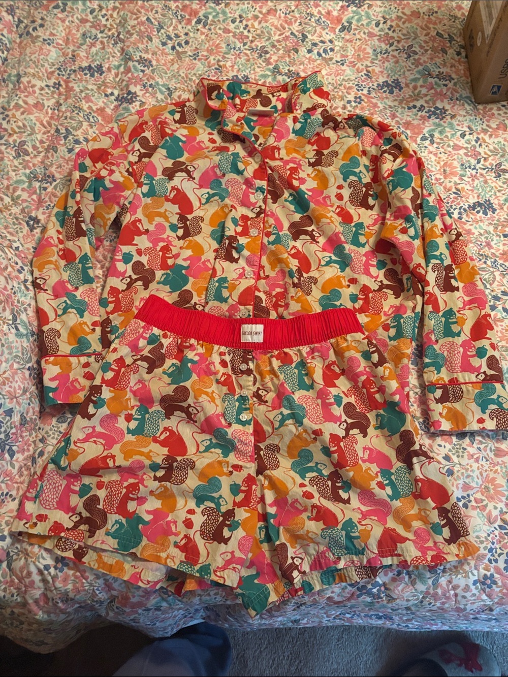 Taylor Swift Red Taylor’s Version Squirrel PJs
